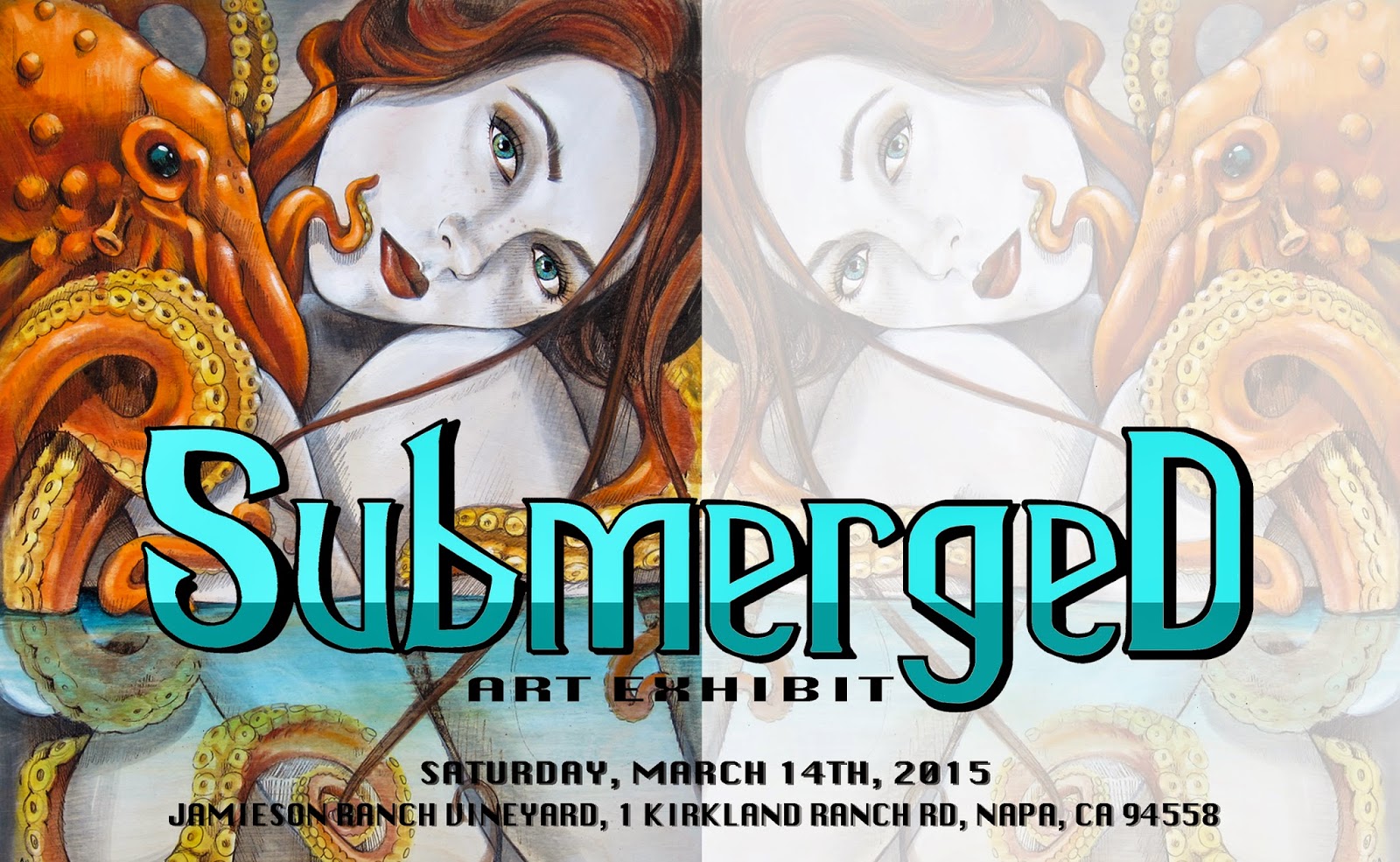 Submerged Art Exhibit Invite